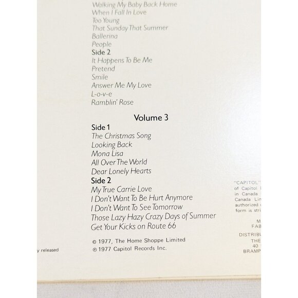 The Nat King Cole Treasury 3 Vinyl Set - Picture 9 of 14